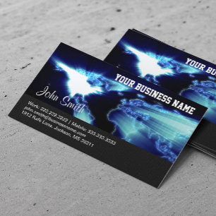 Global Map Industrial Business Card