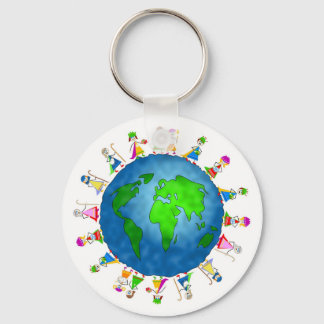 Global Nativity Kids Key Ring