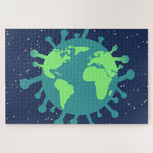 Global Pandemic (Virus Particle) (Viral Infection) Jigsaw Puzzle (Horizontal)