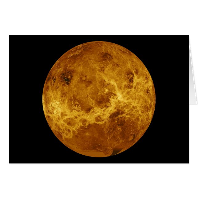 Global Surface of the Planet Venus (Front Horizontal)