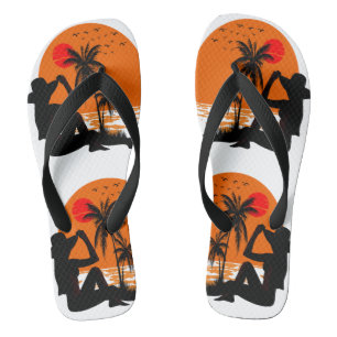 Global Tourism  Day Flip Flops