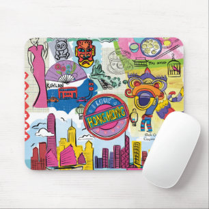Global Travel - Hong Kong Mouse Mat