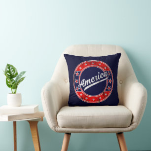 Global Traveller - America USA Cushion