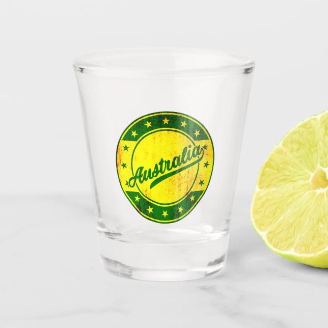 Global Traveller - Australia Shot Glass (Front)