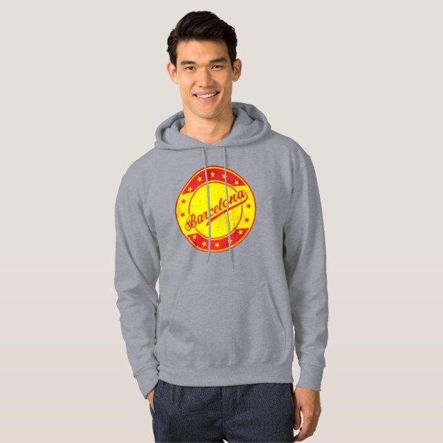 Global Traveller - Barcelona, Spain Hoodie (Front Full)