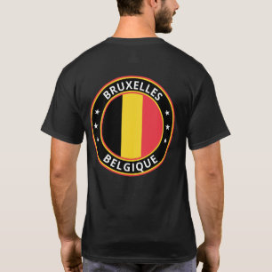 Global Traveller - Bruxelles, Belgique   Belgium T-Shirt