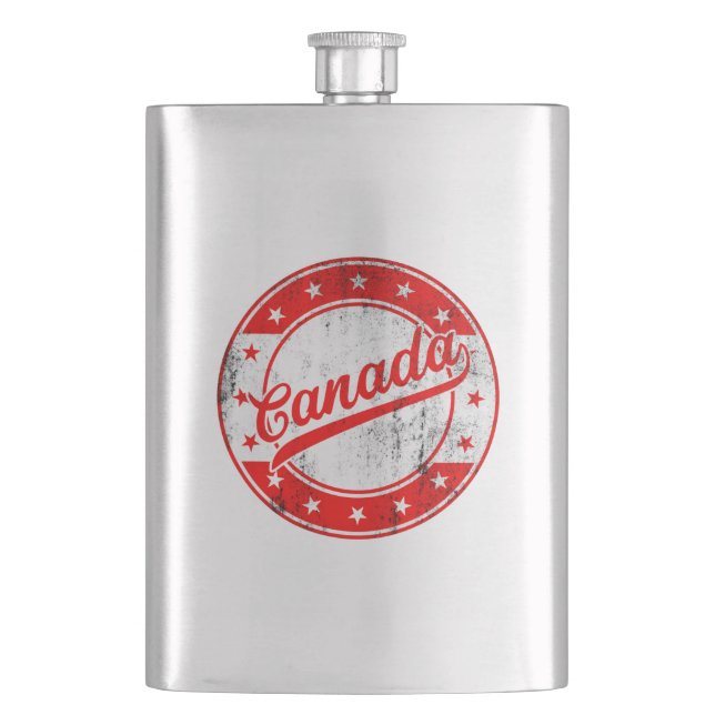 Global Traveller - Canada Flask (Front)