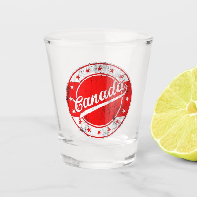 Global Traveller - Canada Shot Glass (Front)