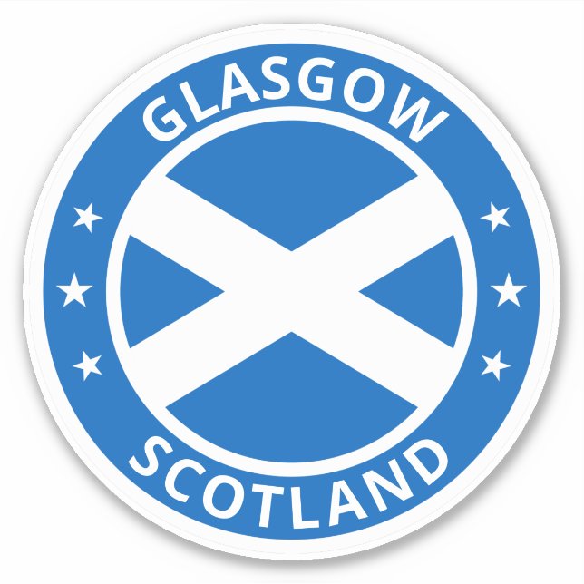 Global Traveller - 'City', Scotland (Edit) Sticker (Front)