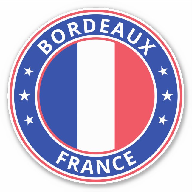 Global Traveller - France 'City' (Edit) Sticker (Front)