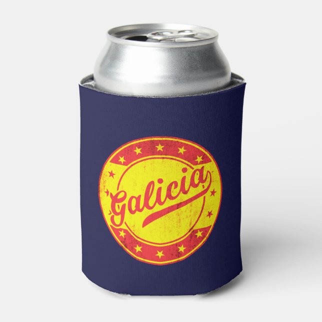 Global Traveller - Galicia, Spain Can Cooler (Can Front)