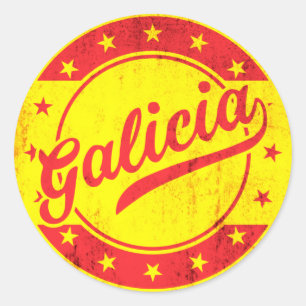 Global Traveller - Galicia, Spain Classic Round Sticker