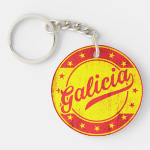 Global Traveller - Galicia, Spain Key Ring
