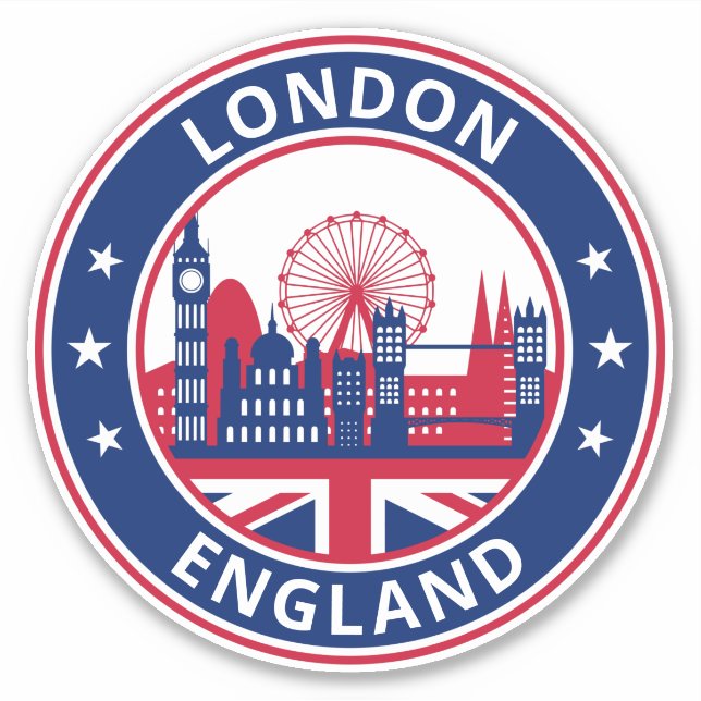 Global Traveller - London, England (Edit) Sticker (Front)