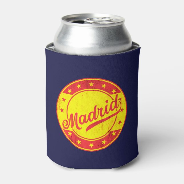 Global Traveller - Madrid, Spain Can Cooler (Can Front)