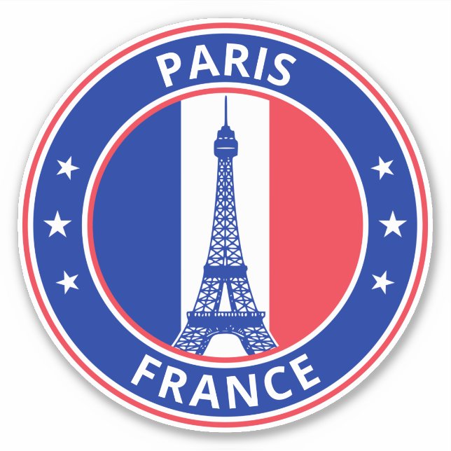 Global Traveller - Paris, France (Edit) Sticker (Front)