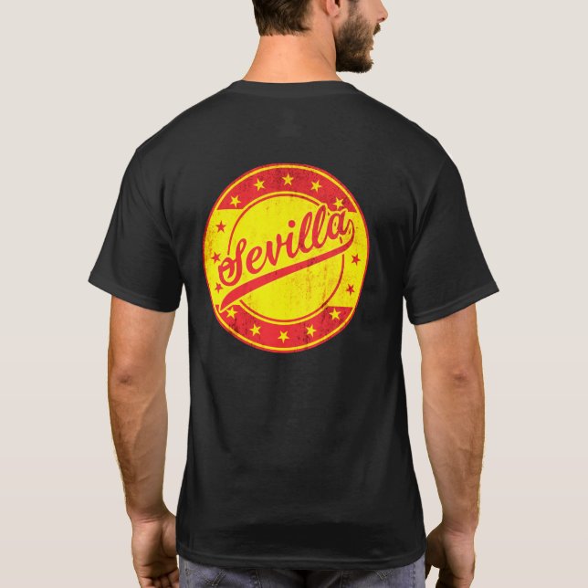 Global Traveller - Sevilla, Spain T-Shirt (Back)