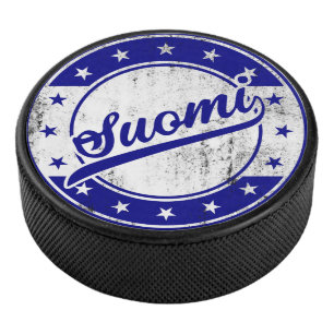 Global Traveller - Suomi Finland Hockey Puck