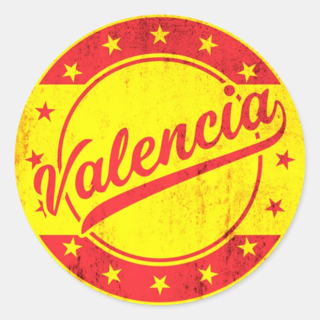 Global Traveller - Valencia, Spain Classic Round Sticker (Front)