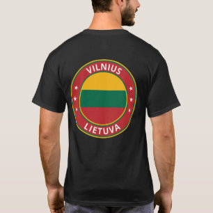 Global Traveller - Vilnius, Lietuva   Lithuania T-Shirt