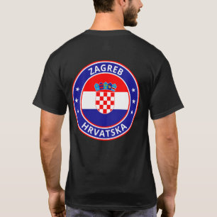 Global Traveller - Zagreb, Hrvatska   Croatia T-Shirt