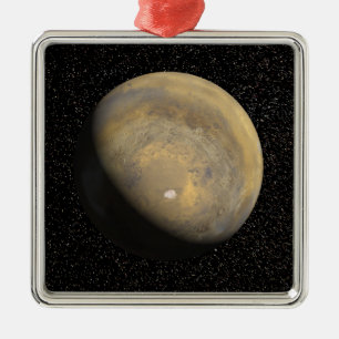 Global view of Mars Metal Tree Decoration