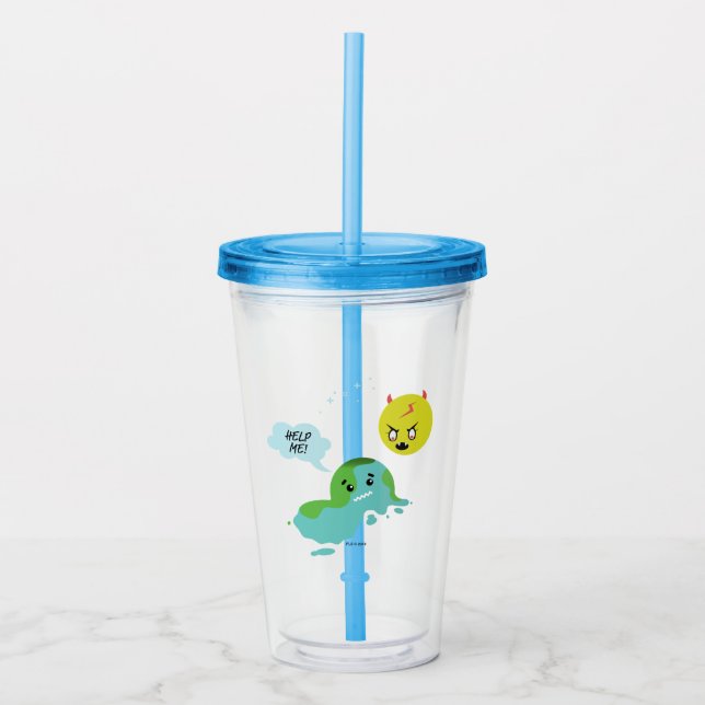 Global Warming Acrylic Tumbler (Front)