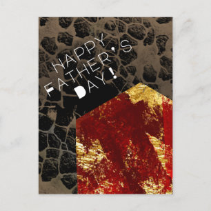Global warming - Burning House - Father’s day Postcard