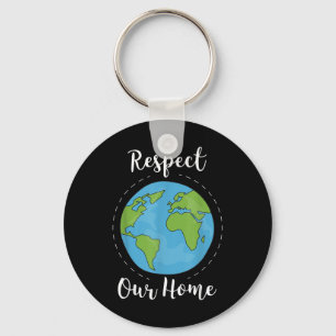 Global Warming Climate Change Environmental Protec Key Ring