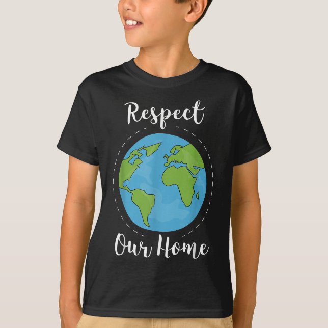 Global Warming Climate Change Environmental Protec T-Shirt (Front)