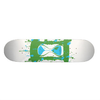 Global Warming Hourglass Skateboard