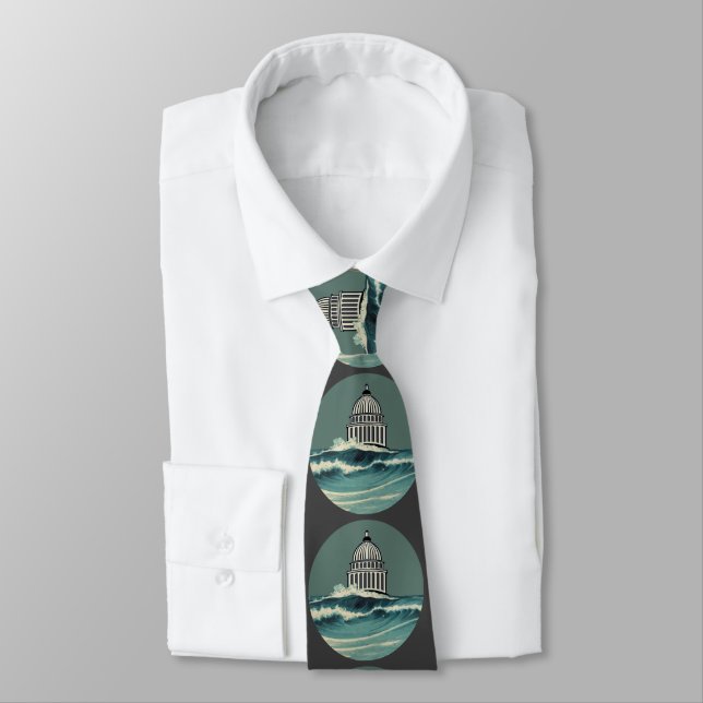 Global Warming Is Real Tie (Tied)