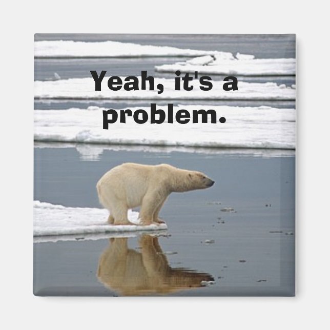 Global Warming Magnet (Front)