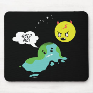 Global Warming Mouse Mat
