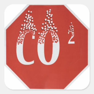Global Warming Square Sticker