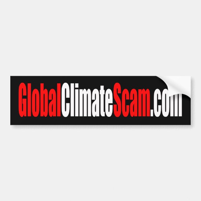GlobalClimateScam Bumper Sticker (Front)