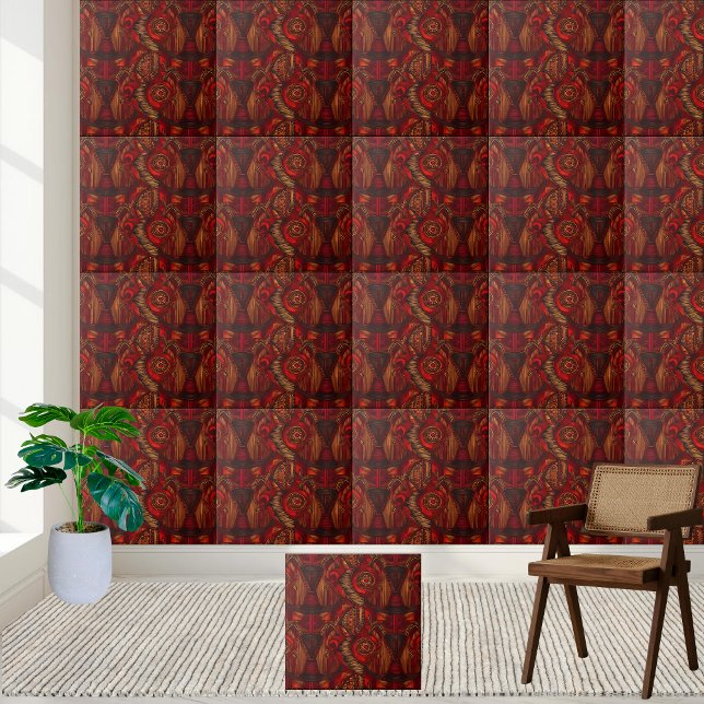 Globally Inspired African Ethnic Pattern Tile (Globally Inspired African Ethnic Pattern Tile)