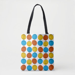 Globe all over tote bag