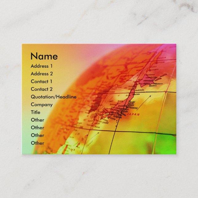 Globe | business card (Front)