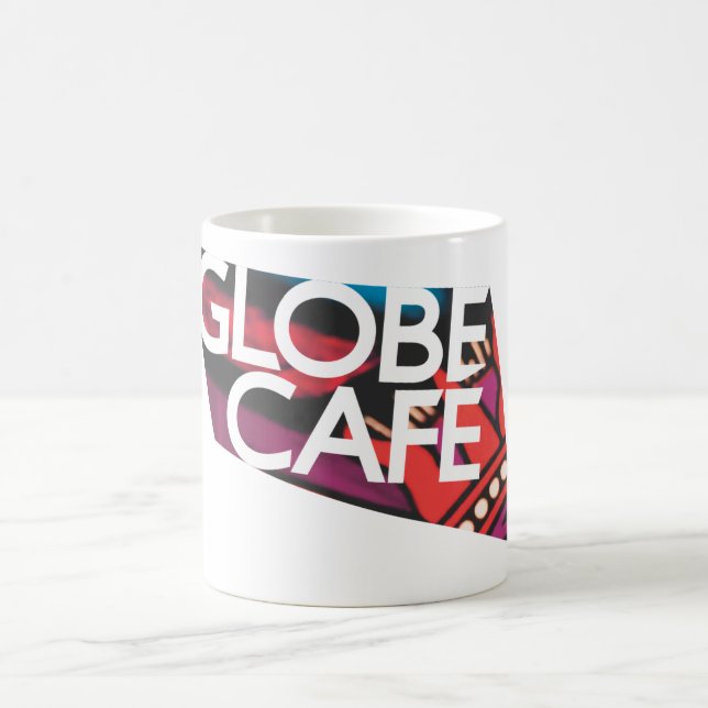 Globe Cafe multicoloured Coffee Mug (Center)