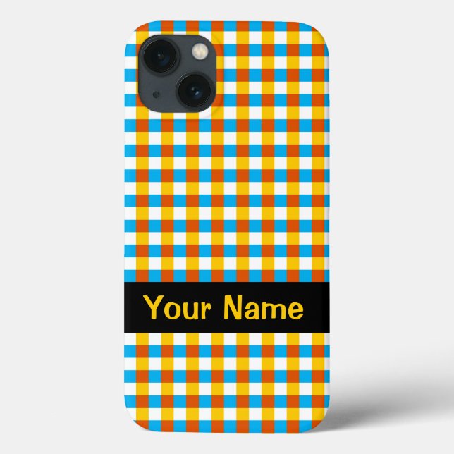 Globe Check 'Name' iPad barely there Case-Mate iPhone Case (Back)