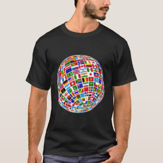 Globe Eh World Flags The Countries Of The World T-Shirt