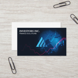 Globe   Financials   Corporate Logo Business Card