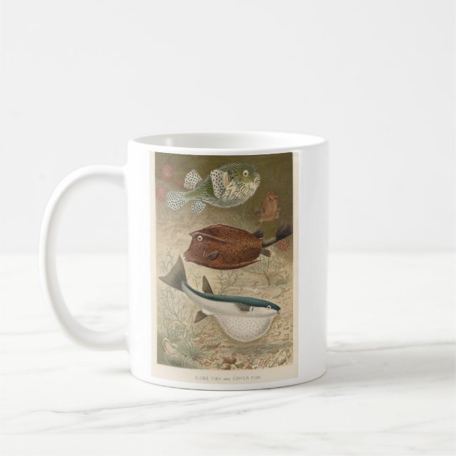 Globe Fish & Coffer Fish Bookstore Promo Coffee Mug (Left)