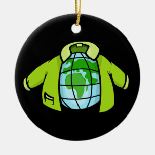 Globe Jacket Ceramic Tree Decoration