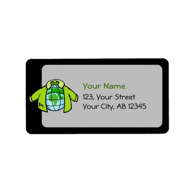 Globe Jacket Label (Front)