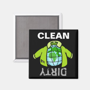Globe Jacket Magnet