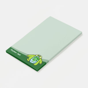 Globe Jacket Post-it Notes