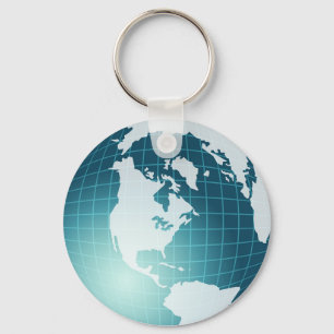Globe Key Ring