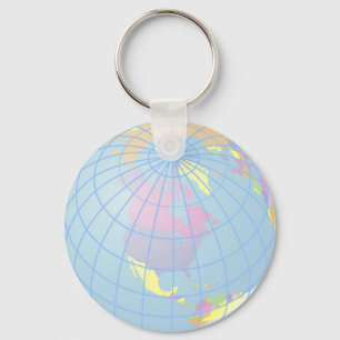 Globe Key Ring